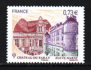 Франция, 2017, Архитектура, Замок, 1 марка